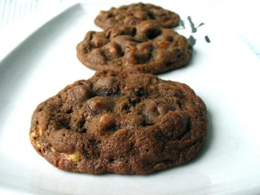 chocolade pindakaas-butterscotch cookies