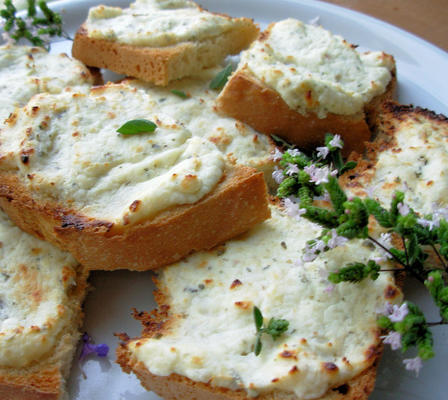 crostini al mascarpone