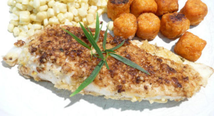 pine-crusted tilapia