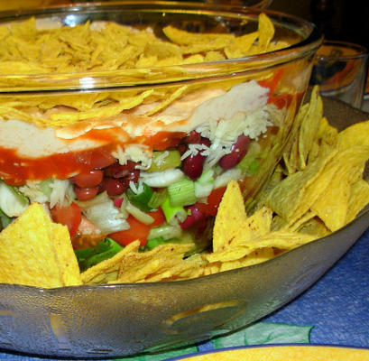 Mexicaanse 7-laags salade
