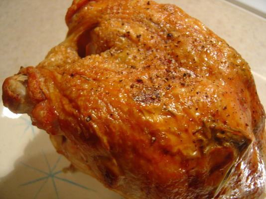 knoflook en rozemarijn geroosterde kalkoenfilet
