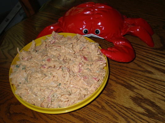 Cajun crab spread (met imitatie krab)