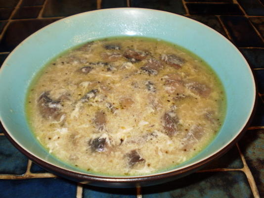 zuppa di porcini (soep van eekhoorntjesbrood)