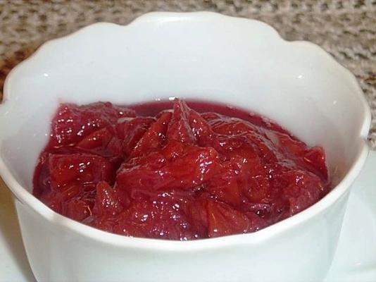 rabarberkerscompote