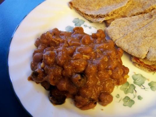 Marokkaanse brede (fava) bonensalade