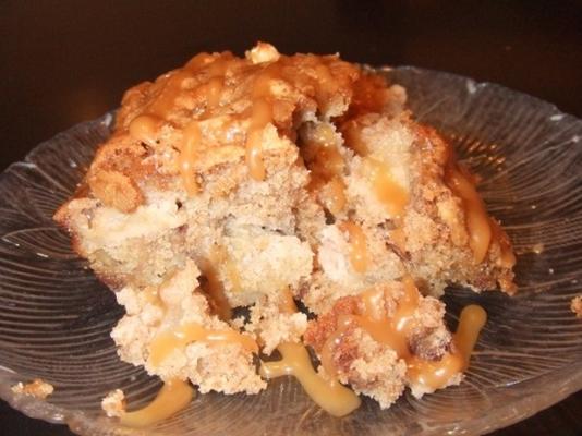 verse appeltaart met caramel glazuur