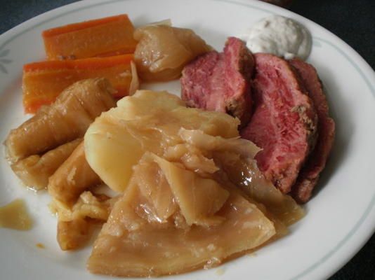 corned beef en kooldiner