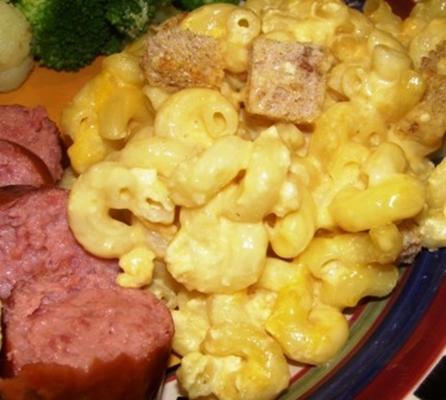 eenvoudige zelfgemaakte macaroni en kaas