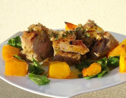 gegrilde varkenshaas a la rodriguez met guave glazuur ...