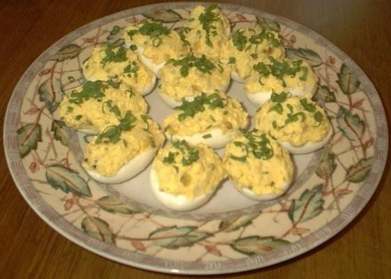 hickory huis deviled eggs