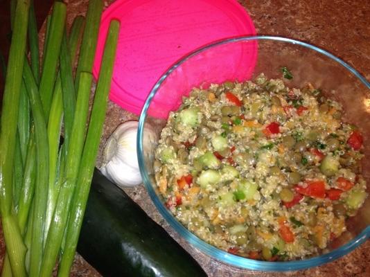 linzen quinoa salade