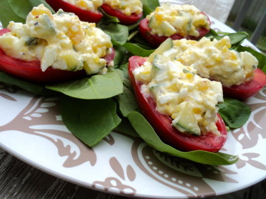 tomaten eiersalade