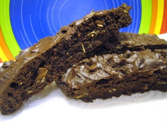 cake mix chocolade amandel biscotti