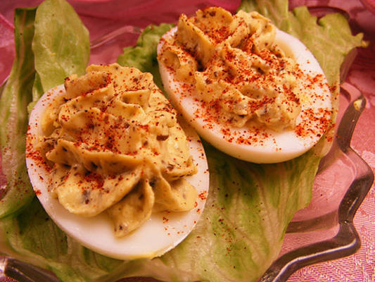 pesto deviled eggs