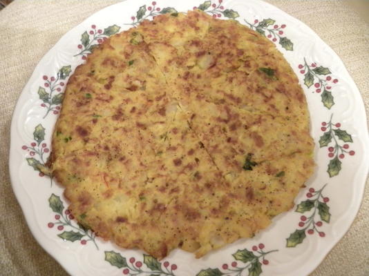 tapas - aardappel saffraan omelet