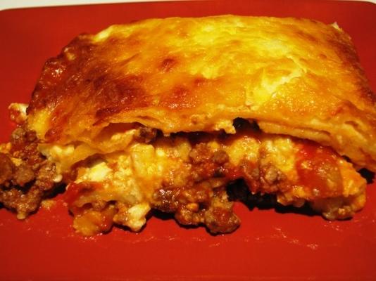 Texas lasagne