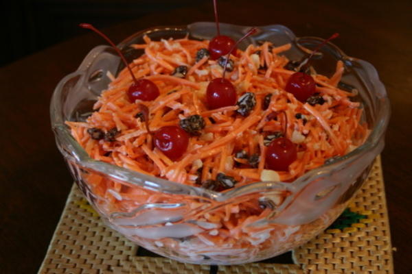 De wortelsalade van luby's cafetaria