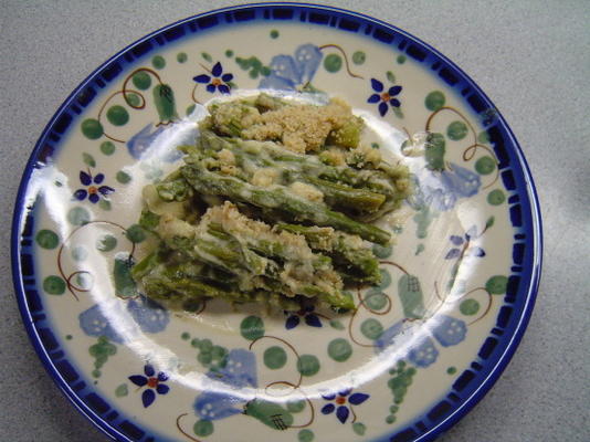 gegratineerde aspergebraadpan