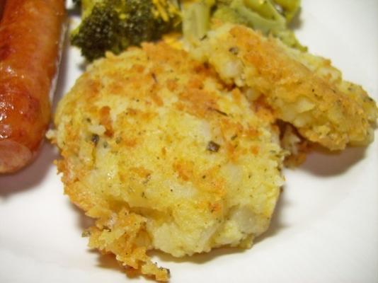 gegratineerde aardappelpannenkoekjes