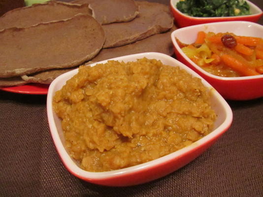 mesir wat (Ethiopische rode linzen)