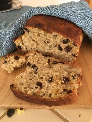 bananenbrood met laag suikergehalte