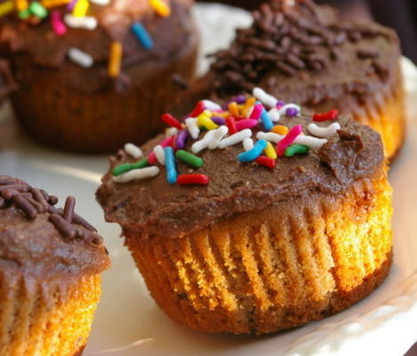 chocolade pindakaas cupcakes