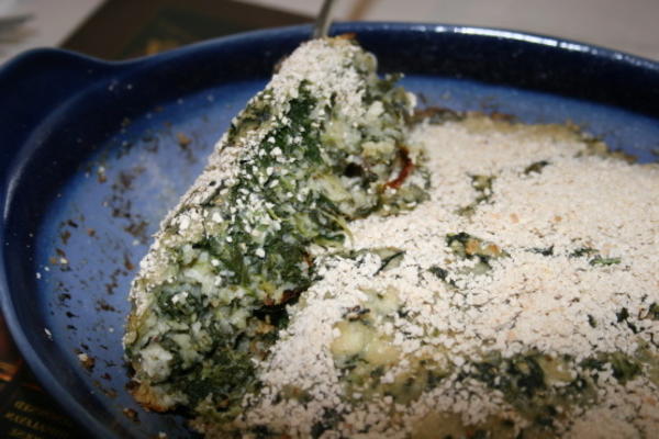 spinach cheese kugel (vetarm)