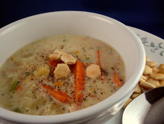 zalmvissoep uit Alaska