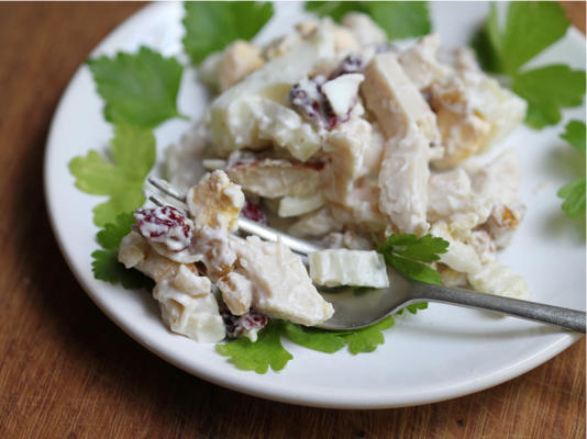 overgebleven kalkoensalade