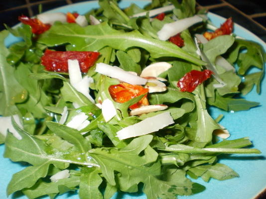 rucola salade met geschoren manchego