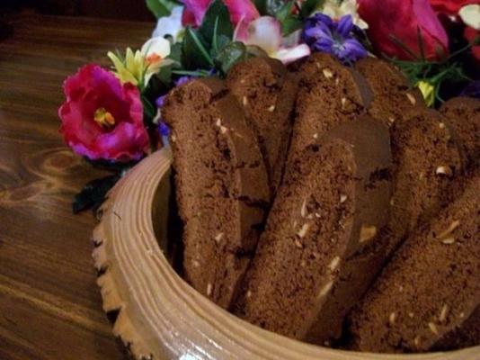 eric mccormack's verbazingwekkende chocolade amandel biscotti