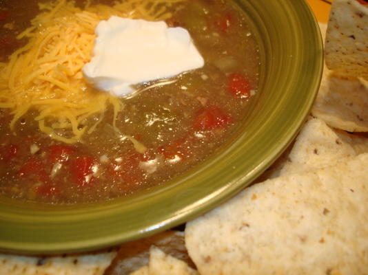 groene chili, Mexicaanse stijl