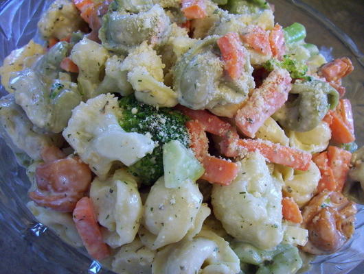 snelle tortellini salade