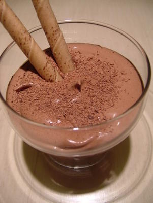 geen gedoe met chocolademousse