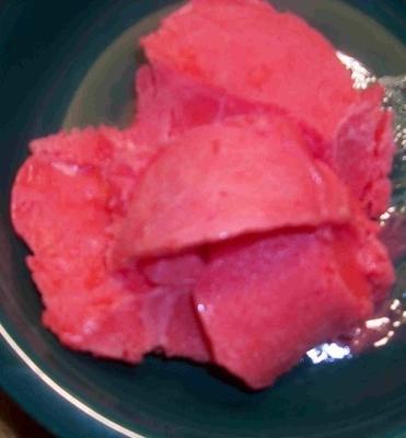 kittencal's frambozensorbet zonder een ijsmachine