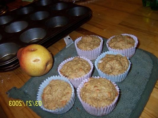 tarwekiemmuffins (hele voedingsmiddelen)