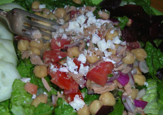 tonijn garbanzo bean salade