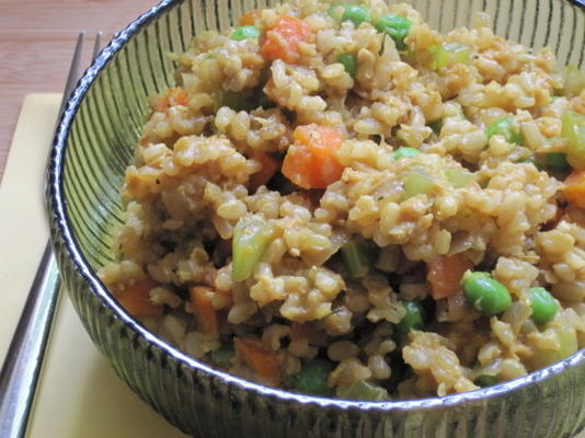 veggie gefrituurde rijst (veganistisch)