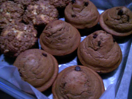 donkere mokka muffins