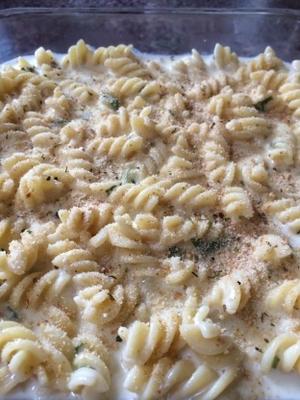 mozzarella macaroni en kaas
