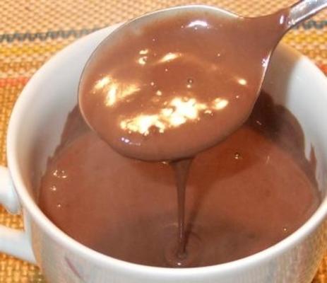 ciobar (dikke warme chocolademelk)