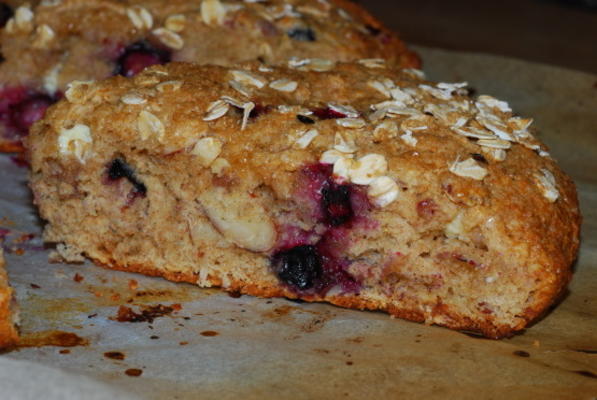 cranberry volkoren scones, diabetisch vriendelijk