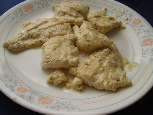 gebakken vis met mosterdmarinade