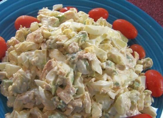 tonijn en avocado salade