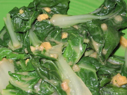 paksoi met gembervinaigrette