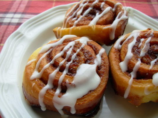 alton brown's overnight cinnamon rolls