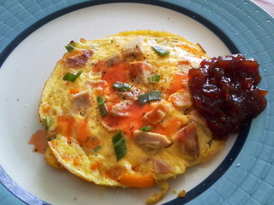 ovengebakken westerse omelet