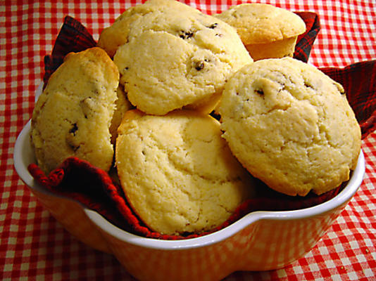 bedoel chef-kok gedroogde kersen maïs muffins