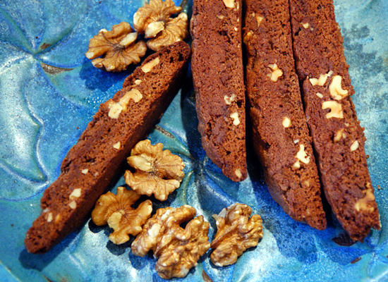 weerhaak chocolade walnoot biscotti