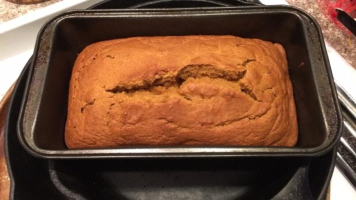 pompoenbrood (minder suiker en minder olie - nog steeds geweldig!)